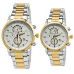 ست ساعت مچی عقربه ای زنانه و مردانه مدل کلاسیک تک موتور_cit2